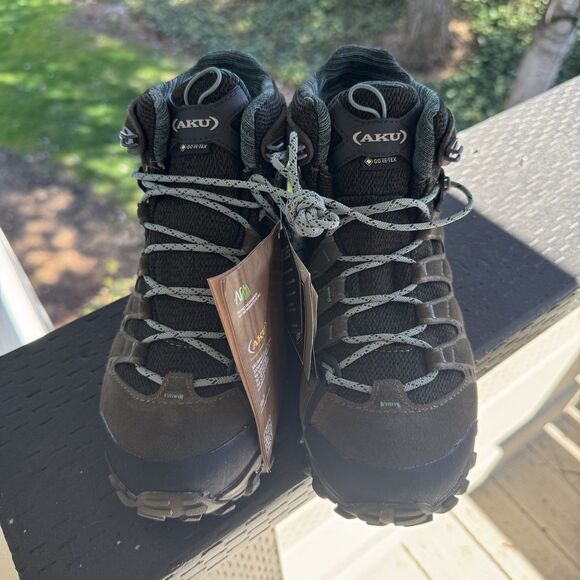 AKU 714 Alterra Lite Mid GTX W3 Men’s 5 Women’s 7 13623e22 Brown Blue Boots New‎ - Picture 3 of 11
